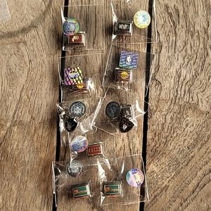 Lot of 9 official NFL Italian bracelet charms